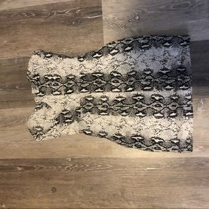 Snake print Mimi dress